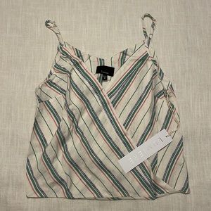 NWT Lumiere Wrap Spaghetti Strap Top